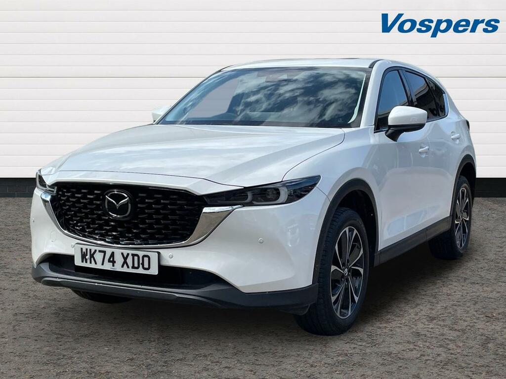 Mazda CX-5 2.0 E-skyactiv G Mhev Exclusive-line White #3