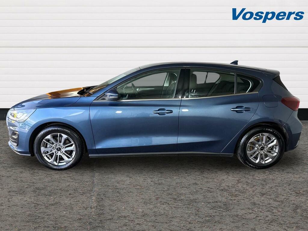 Ford Focus 1.0 Ecoboost Hybrid Mhev 155 Titanium X FV23JUA Blue #4