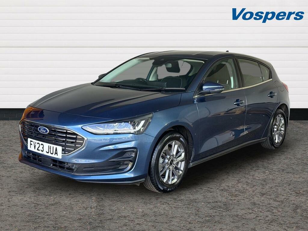 Ford Focus 1.0 Ecoboost Hybrid Mhev 155 Titanium X FV23JUA Blue #3