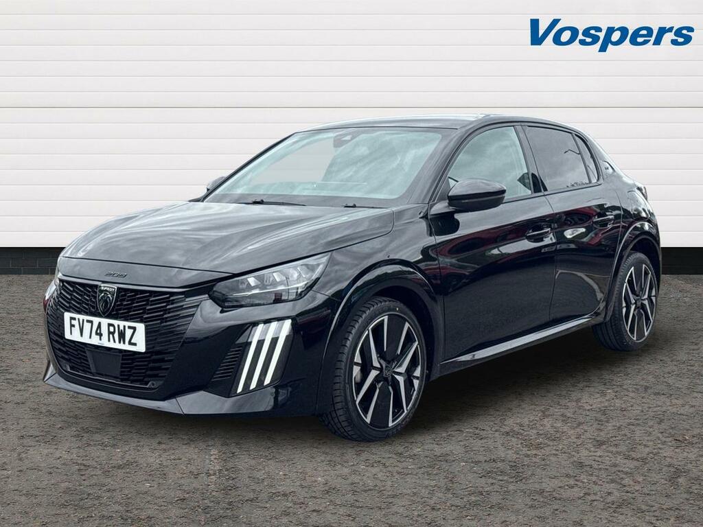 Peugeot 208 1.2 Puretech 100 Gt FV74RWZ Black #3