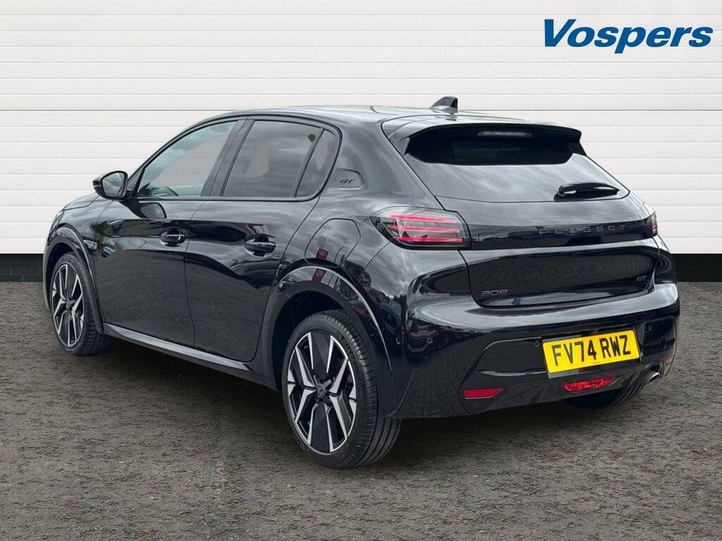 Peugeot 208 1.2 Puretech 100 Gt FV74RWZ Black #5
