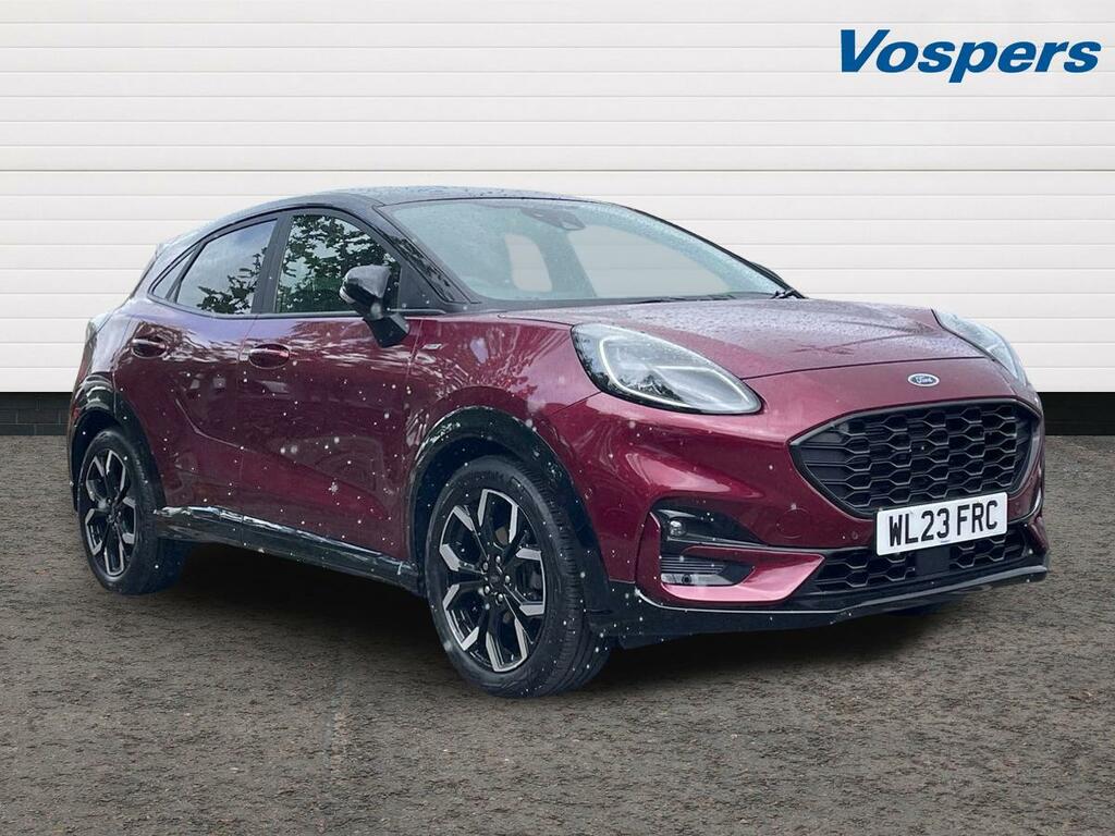 Ford Puma 1.0 Ecoboost Hybrid Mhev Vivid Ruby Ed Dct Red