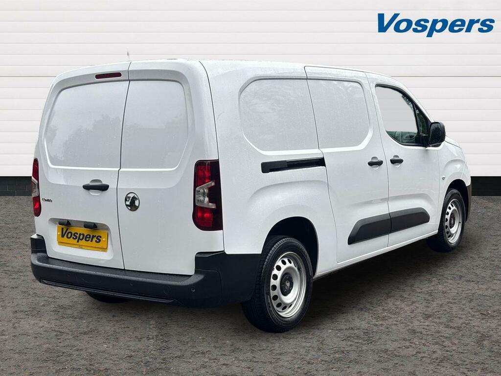 Vauxhall Combo 1.5 Turbo D 100Ps Prime H1 Van DY74YXD White #3