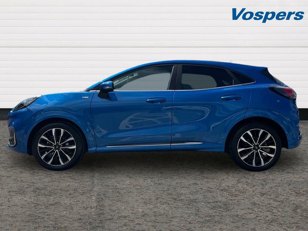 Ford Puma 1.0 Ecoboost Hybrid Mhev 155 St-line Vignale YR23HNY Blue #4