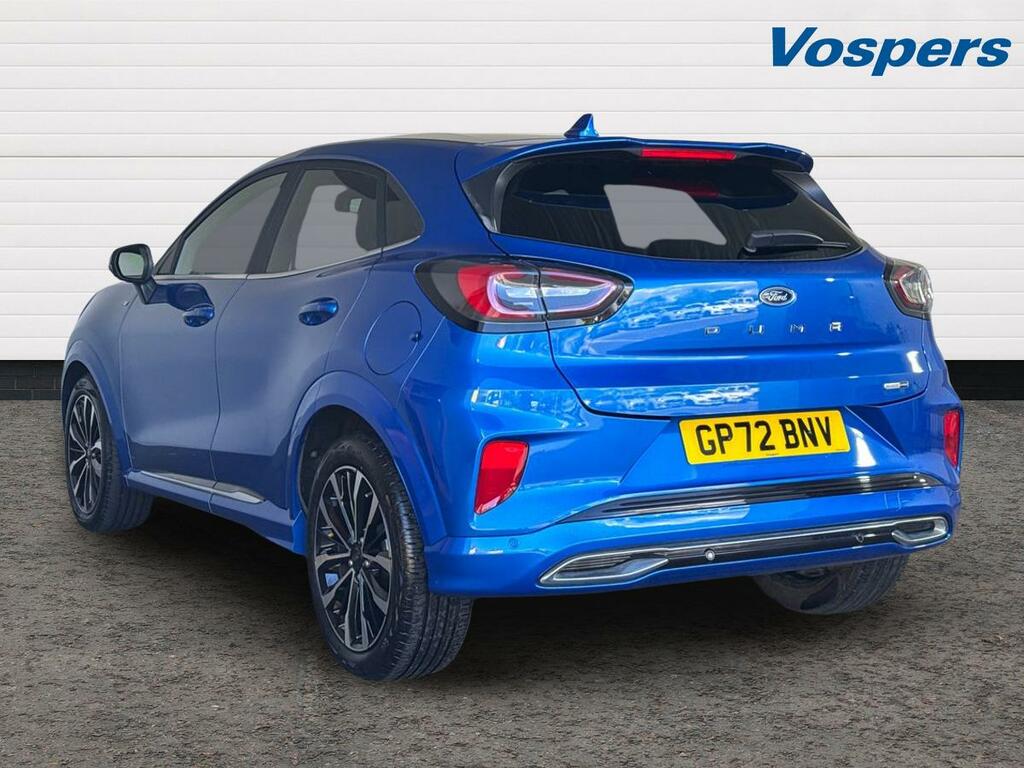 Ford Puma 1.0 Ecoboost Hybr Mhev 155 St-line Vignale Dct GP72BNV Blue #5