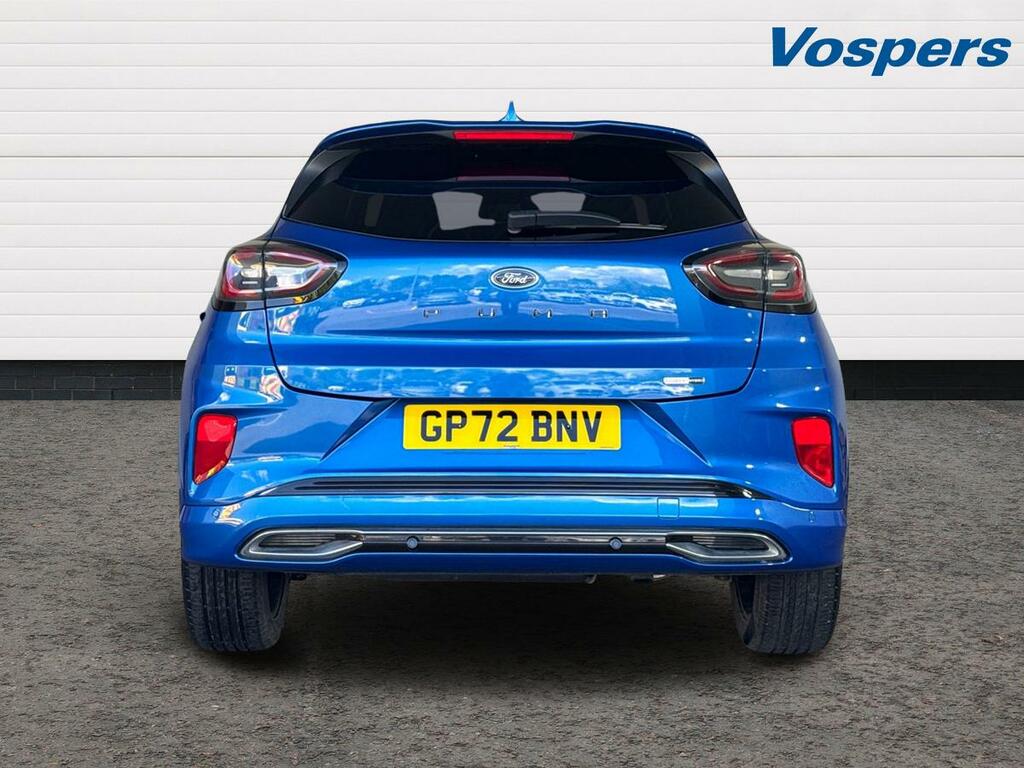 Ford Puma 1.0 Ecoboost Hybr Mhev 155 St-line Vignale Dct GP72BNV Blue #6