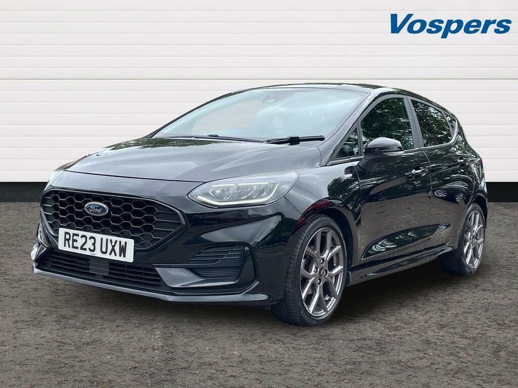 Ford Fiesta 1.0 Ecoboost Hybrid Mhev 125 St-line RE23UXW Black #3