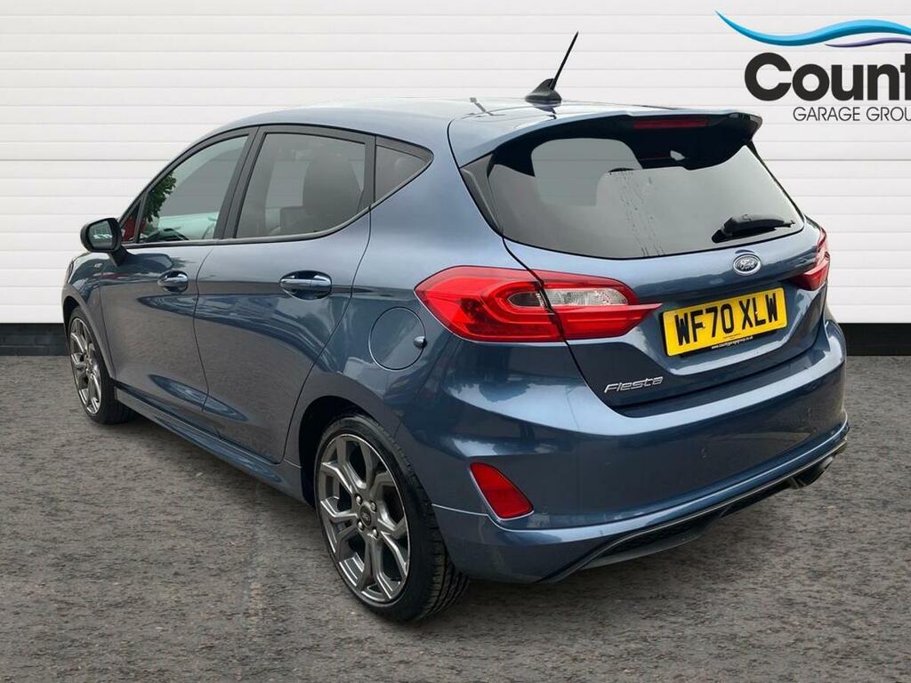 Ford Fiesta 1.0T Ecoboost St-line Edition Euro 6 Ss WF70XLW Blue #2