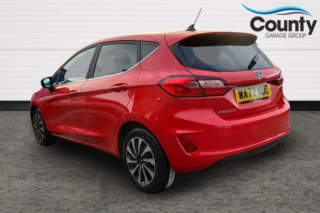 Ford Fiesta 1.0T Ecoboost Titanium Euro 6 Ss WA72NUC Red #2