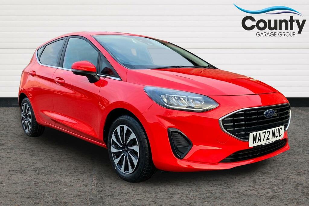 Ford Fiesta 1.0T Ecoboost Titanium Euro 6 Ss Red