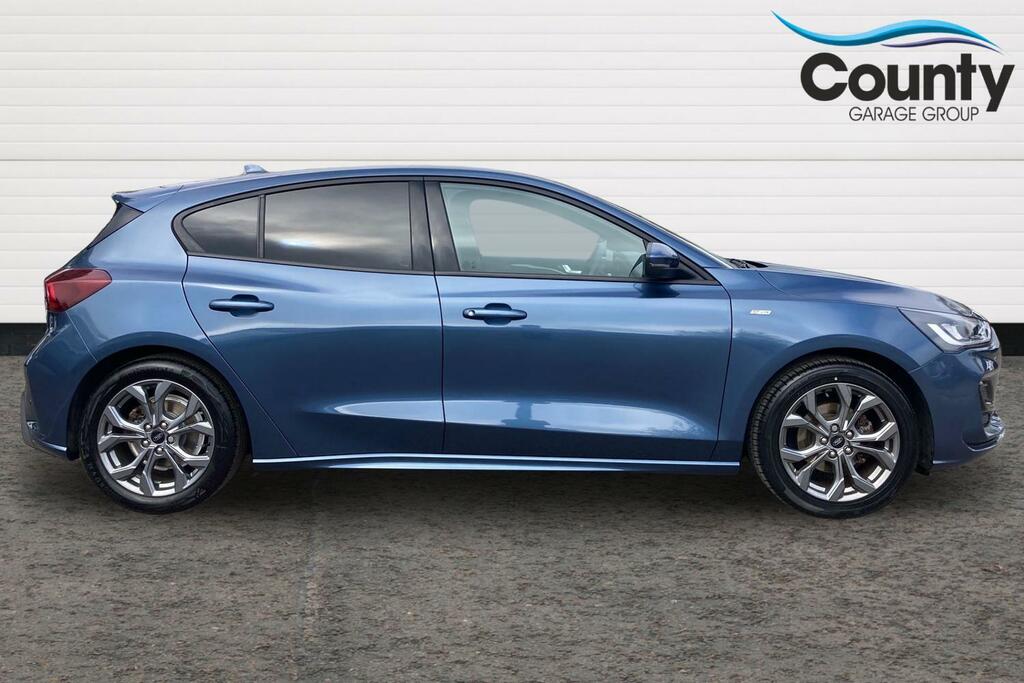 Ford Focus 1.0T Ecoboost Mhev St-line Edition Euro 6 Ss WA73NTT Blue #5