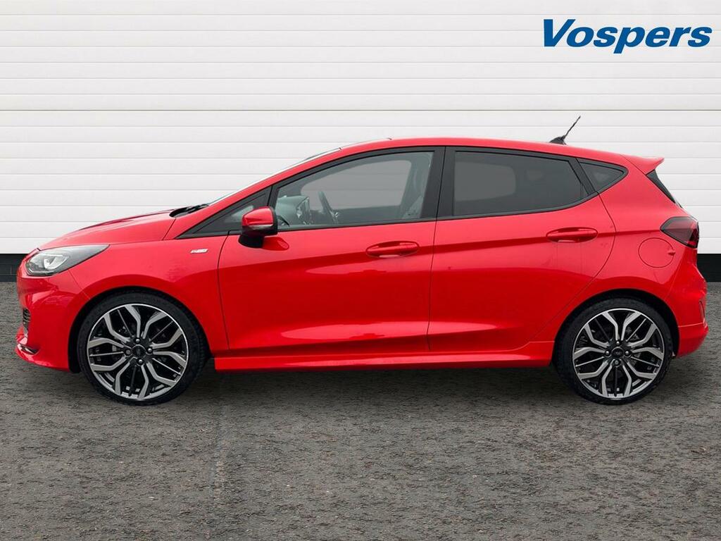Ford Fiesta 1.0 Ecoboost Hbd Mhev 125 St-line X CK23HNL Red #4