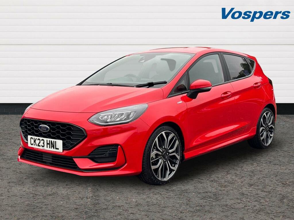 Ford Fiesta 1.0 Ecoboost Hbd Mhev 125 St-line X CK23HNL Red #3