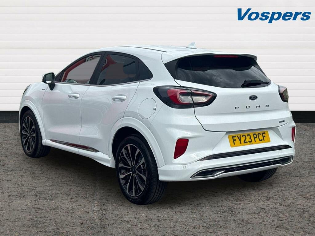 Ford Puma 1.0 Ecoboost Hybr Mhev 155 St-line Vignale Dct FY23PCF White #5