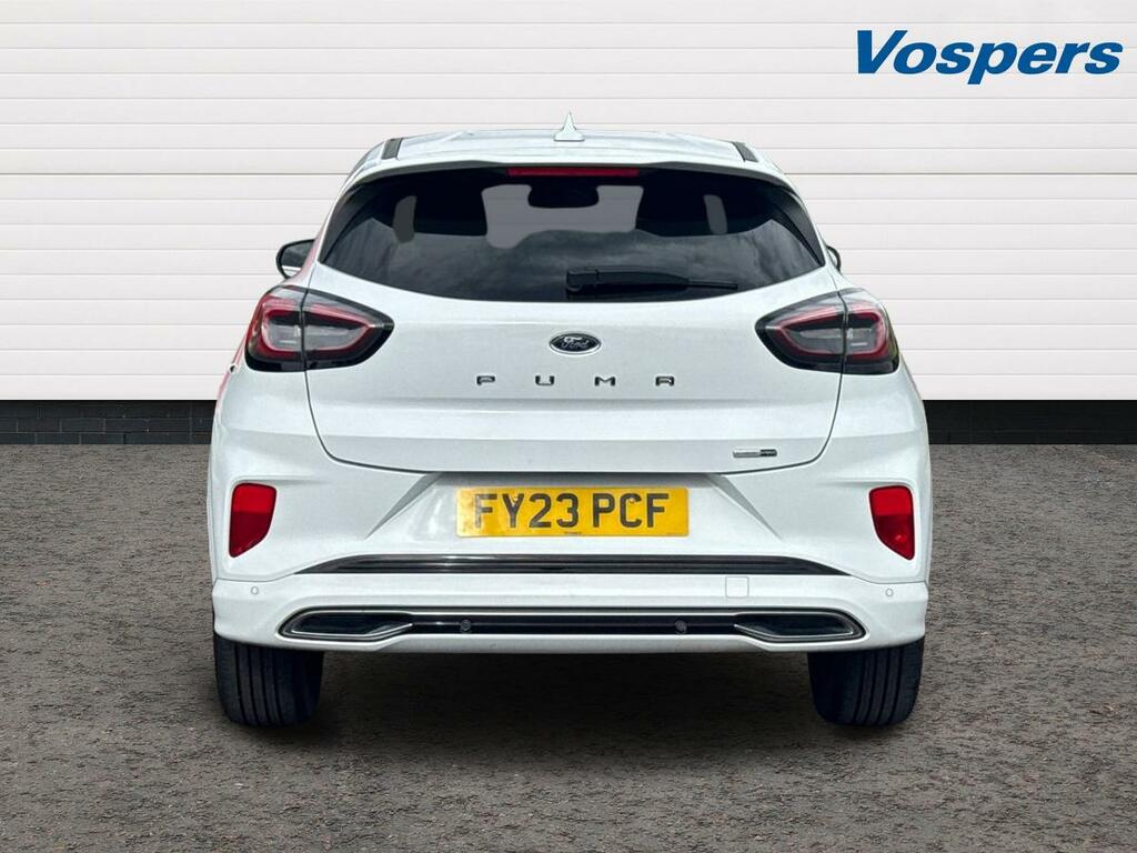 Ford Puma 1.0 Ecoboost Hybr Mhev 155 St-line Vignale Dct FY23PCF White #6
