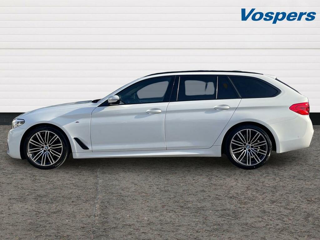 BMW 5 Series 520D M Sport YE19TYW White #4