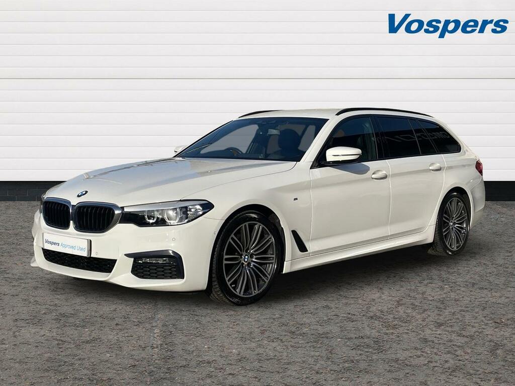 BMW 5 Series 520D M Sport YE19TYW White #3