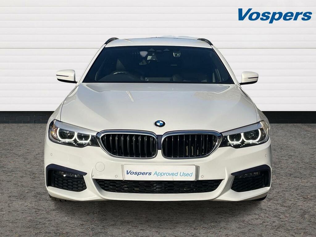 BMW 5 Series 520D M Sport YE19TYW White #2
