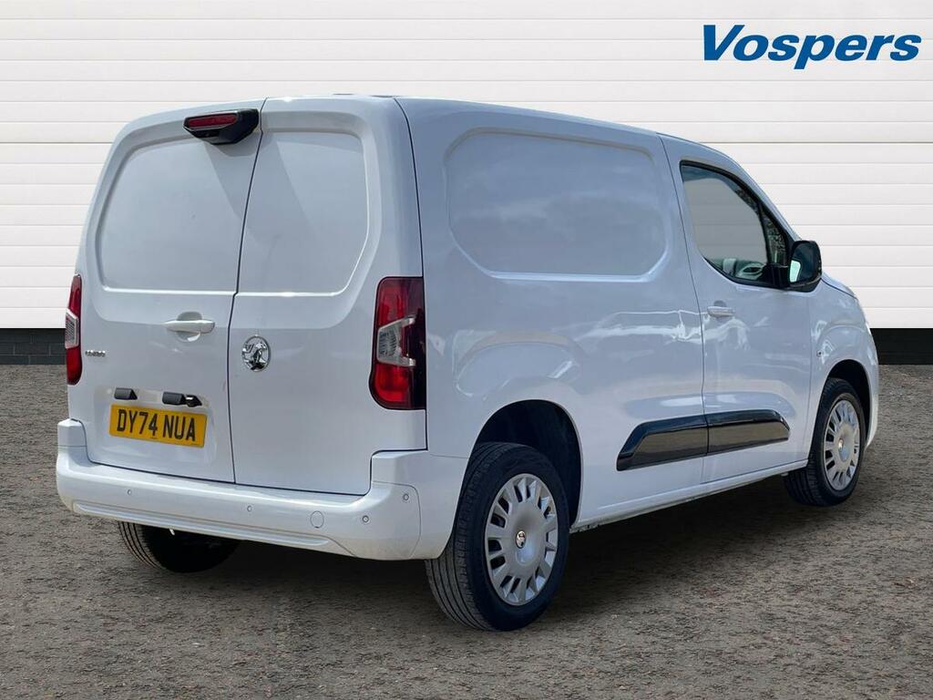 Vauxhall Combo 1.5 Turbo D 100Ps Pro H1 Van DY74NUA White #3