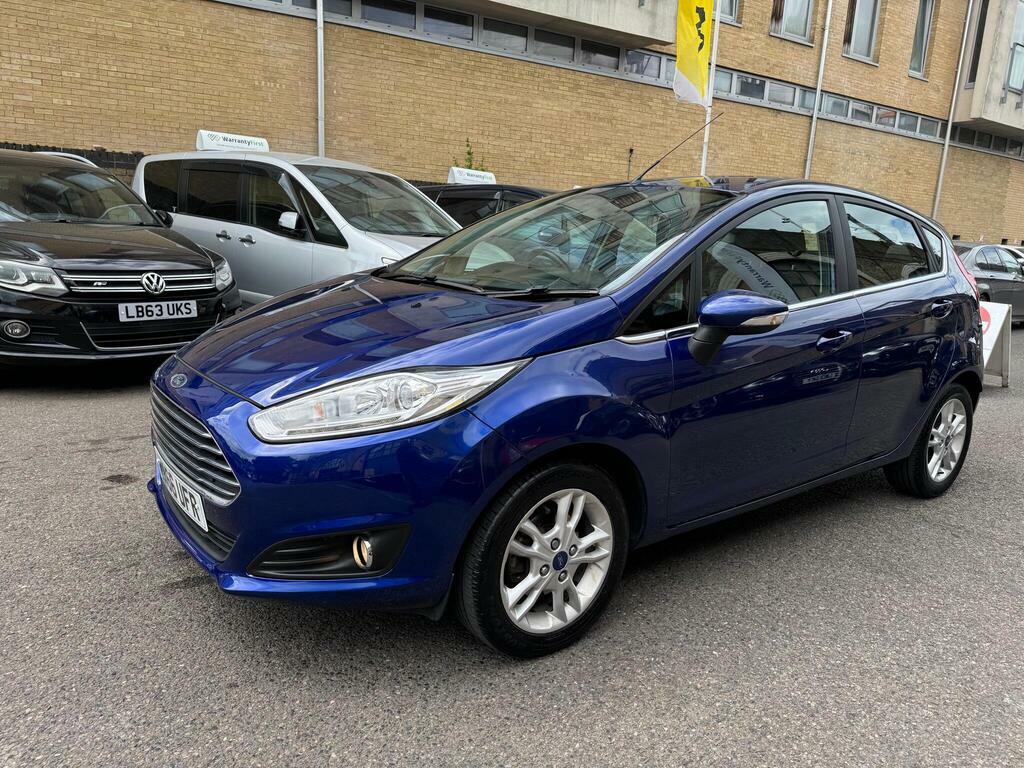Ford Fiesta 1.0T Ecoboost Zetec Euro 6 S S WM66UFR Blue #5