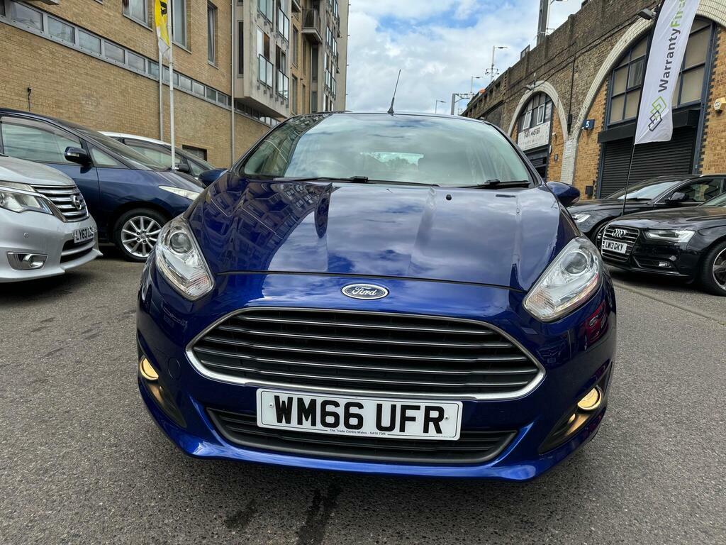 Ford Fiesta 1.0T Ecoboost Zetec Euro 6 S S WM66UFR Blue #3