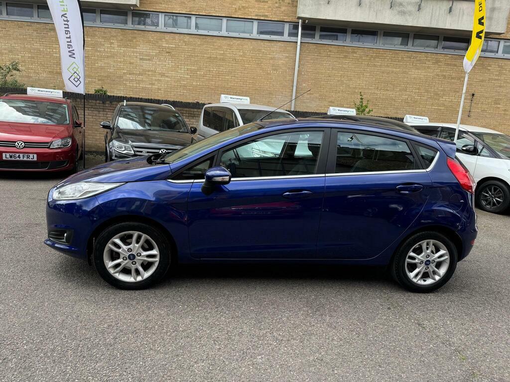 Ford Fiesta 1.0T Ecoboost Zetec Euro 6 S S WM66UFR Blue #6