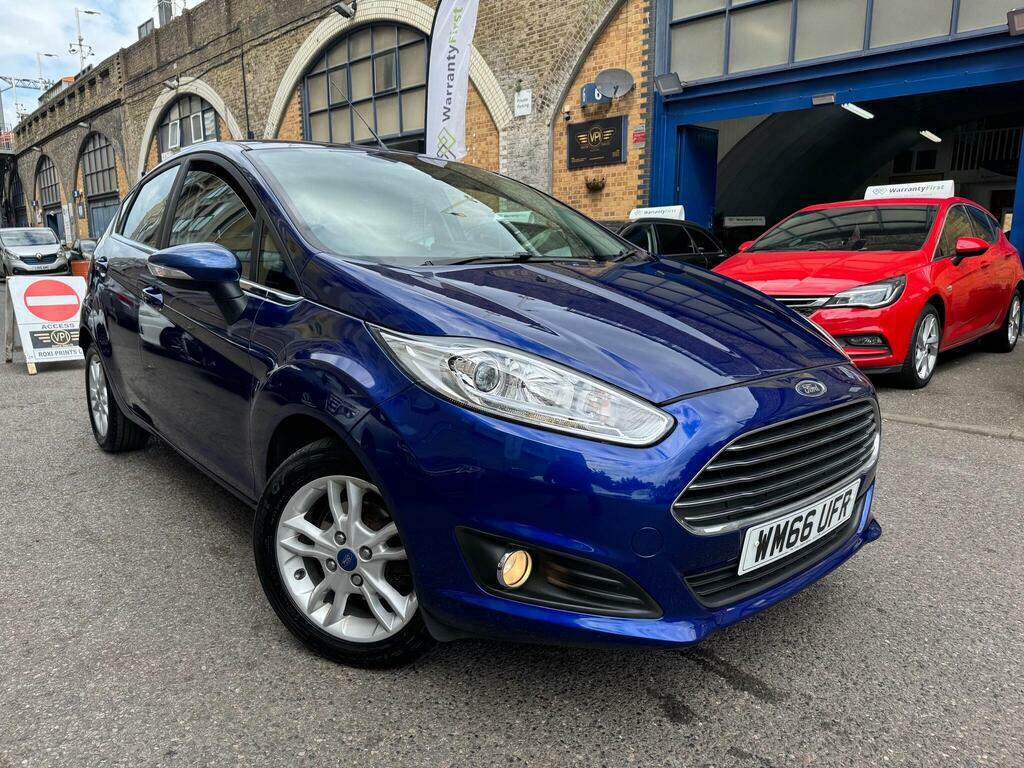 Ford Fiesta 1.0T Ecoboost Zetec Euro 6 S S WM66UFR Blue #2