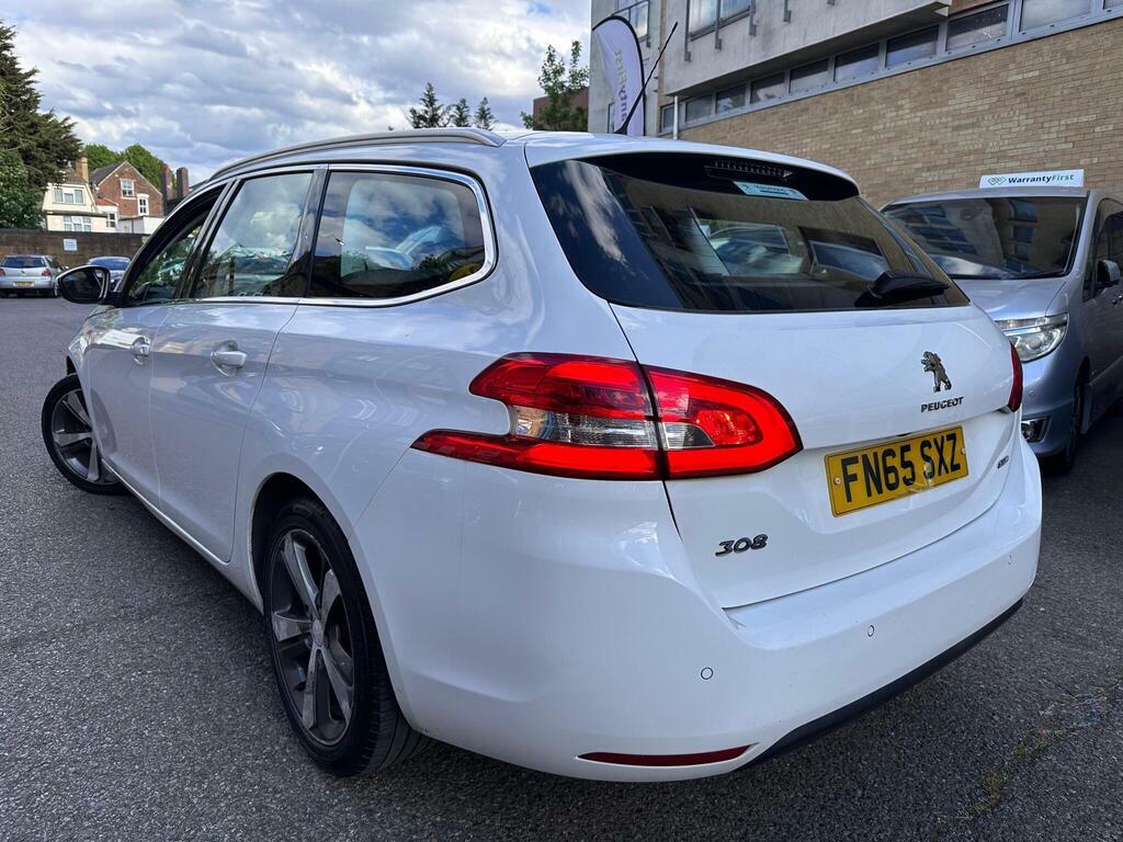 Peugeot 308 SW 1.2 Puretech Allure Eat Euro 6 S S FN65SXZ White #4