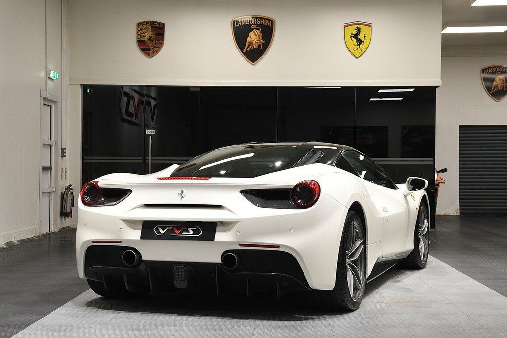 Ferrari 488 T V8 Gtb White #3