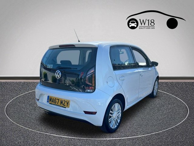 Volkswagen Up Move Up Hatchback MA67MZY White #3