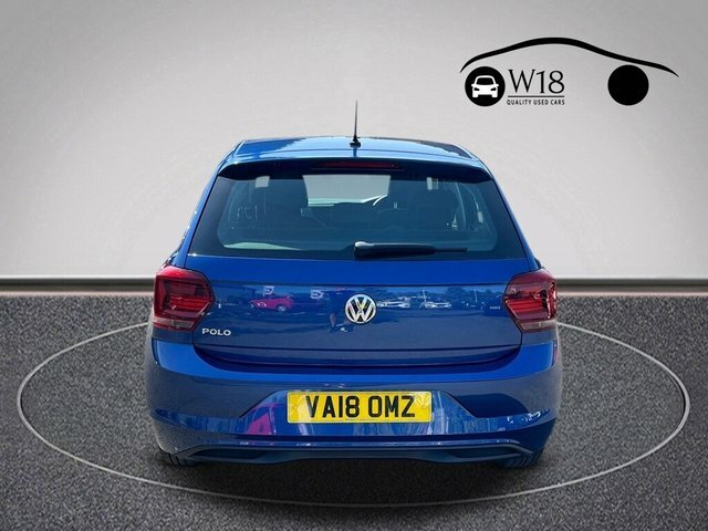 Volkswagen Polo Tsi Se Hatchback VA18OMZ Blue #4