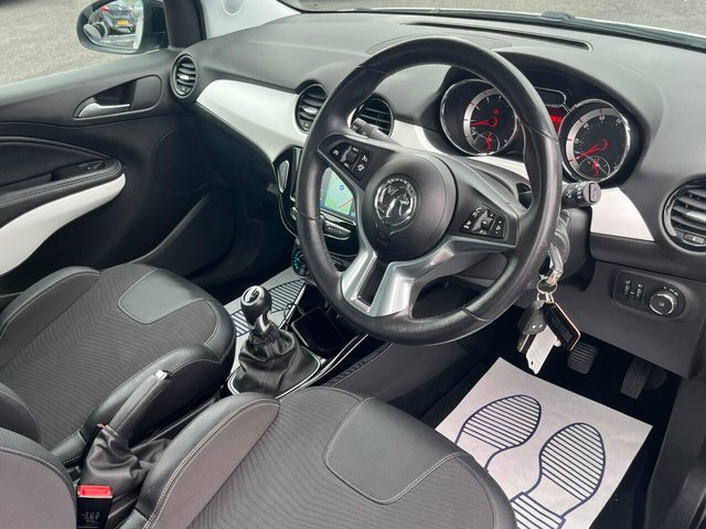 Vauxhall Adam Griffin Hatchback HD19ZVF White #3