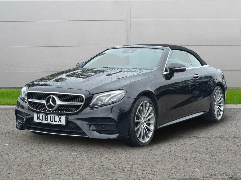Mercedes-Benz E Class 3.0 E400 V6 Amg Line Premium Plus Cabriolet G-tr NJ18ULX Black #3