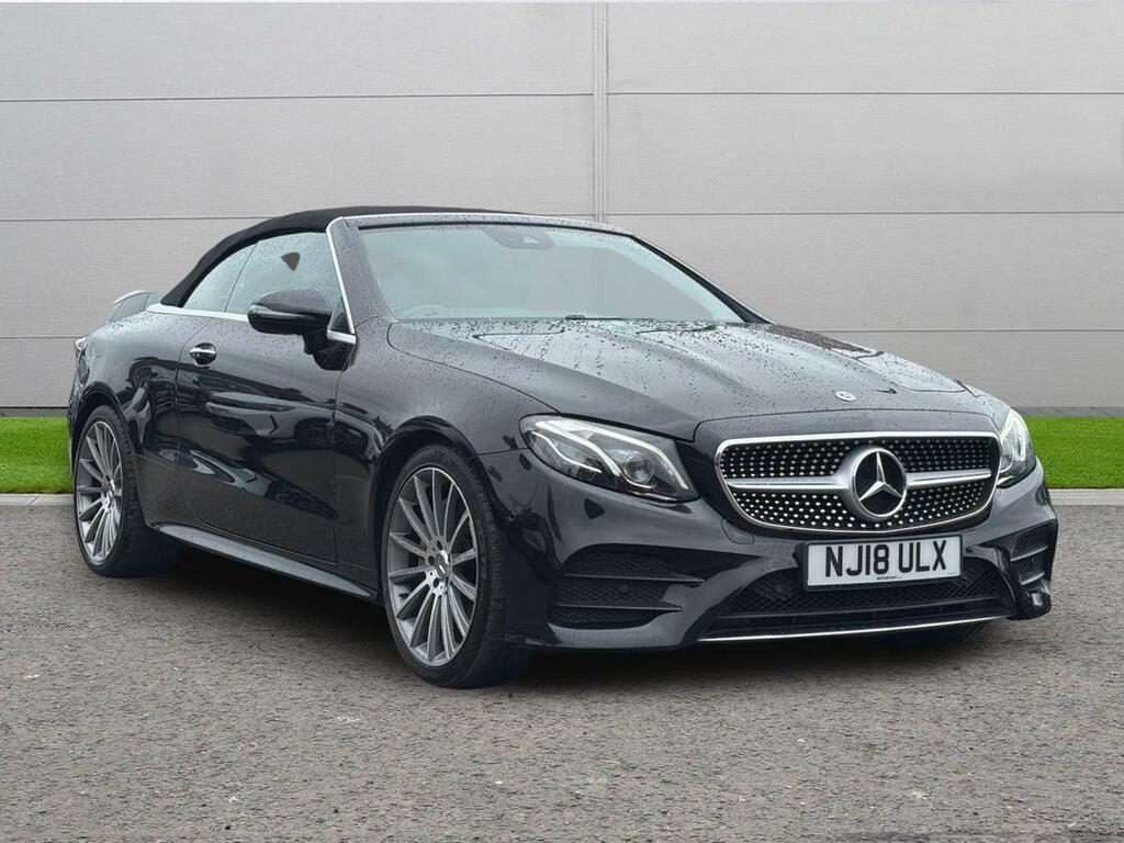 Mercedes-Benz E Class 3.0 E400 V6 Amg Line Premium Plus Cabriolet G-tr Black