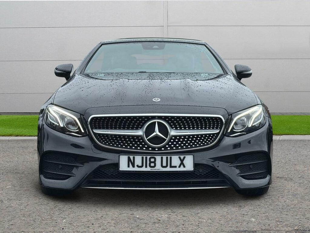 Mercedes-Benz E Class 3.0 E400 V6 Amg Line Premium Plus Cabriolet G-tr NJ18ULX Black #2