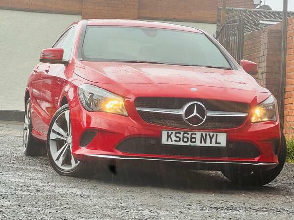 Mercedes-Benz CLA Class 2.1 Cla220d Sport Coupe 7G-dct Euro 6 Ss KS66NYL Red #4