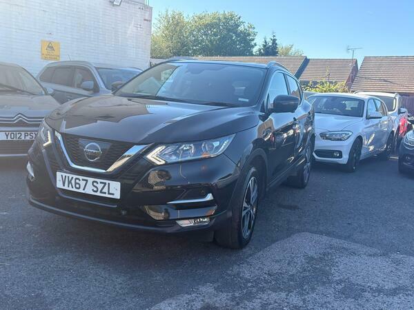 Nissan Qashqai 1.5 Dci N-connecta Euro 6 Ss VK67SZL Black #4