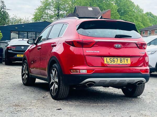 Kia Sportage 2.0 Crdi Gt-line S Awd Euro 6 LS67BTY Red #3