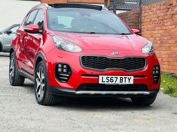 Kia Sportage 2.0 Crdi Gt-line S Awd Euro 6 LS67BTY Red #2