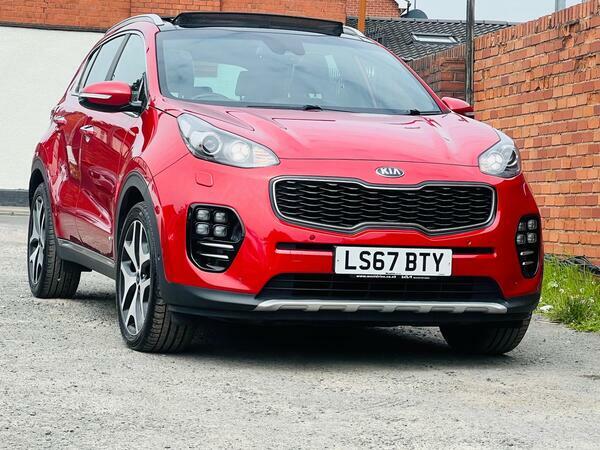 Kia Sportage 2.0 Crdi Gt-line S Awd Euro 6 LS67BTY Red #6