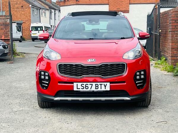 Kia Sportage 2.0 Crdi Gt-line S Awd Euro 6 LS67BTY Red #5