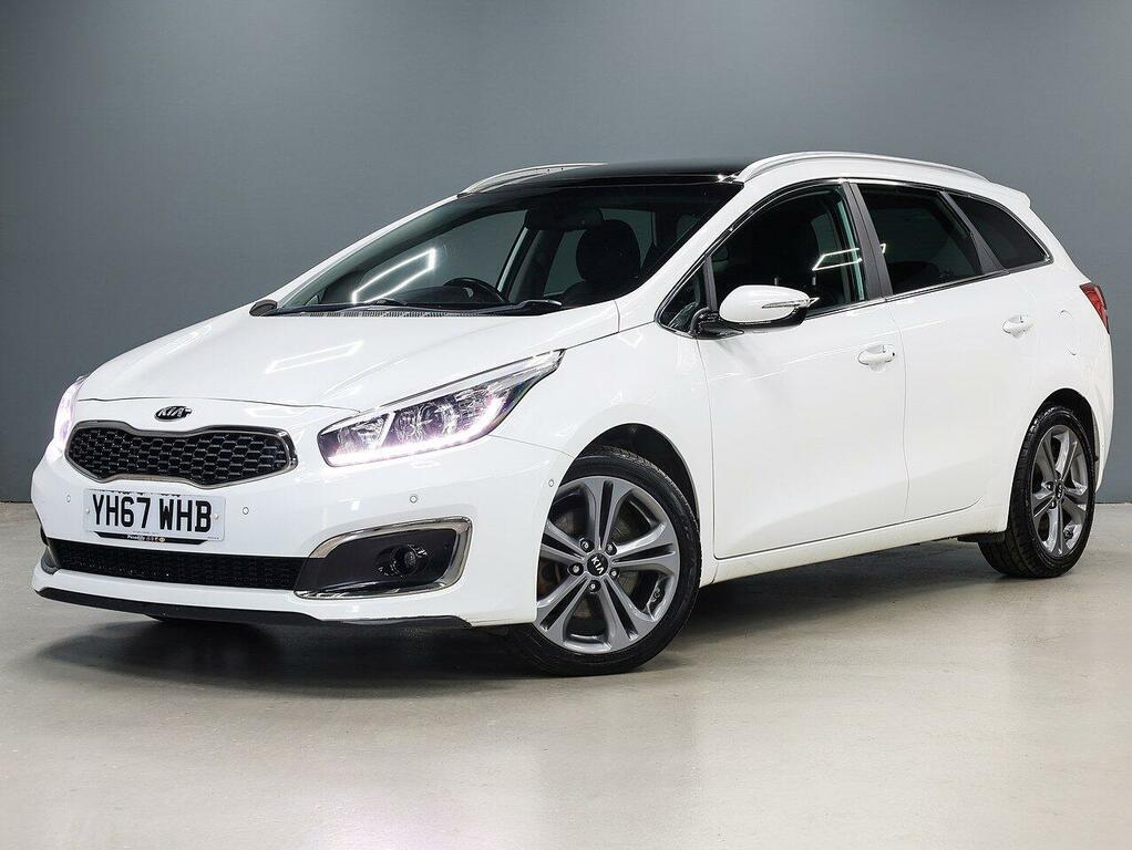 Kia Ceed Estate YH67WHB White #5