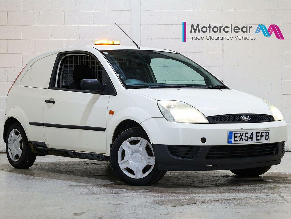 Ford Fiesta Tdci Car Derived Van White