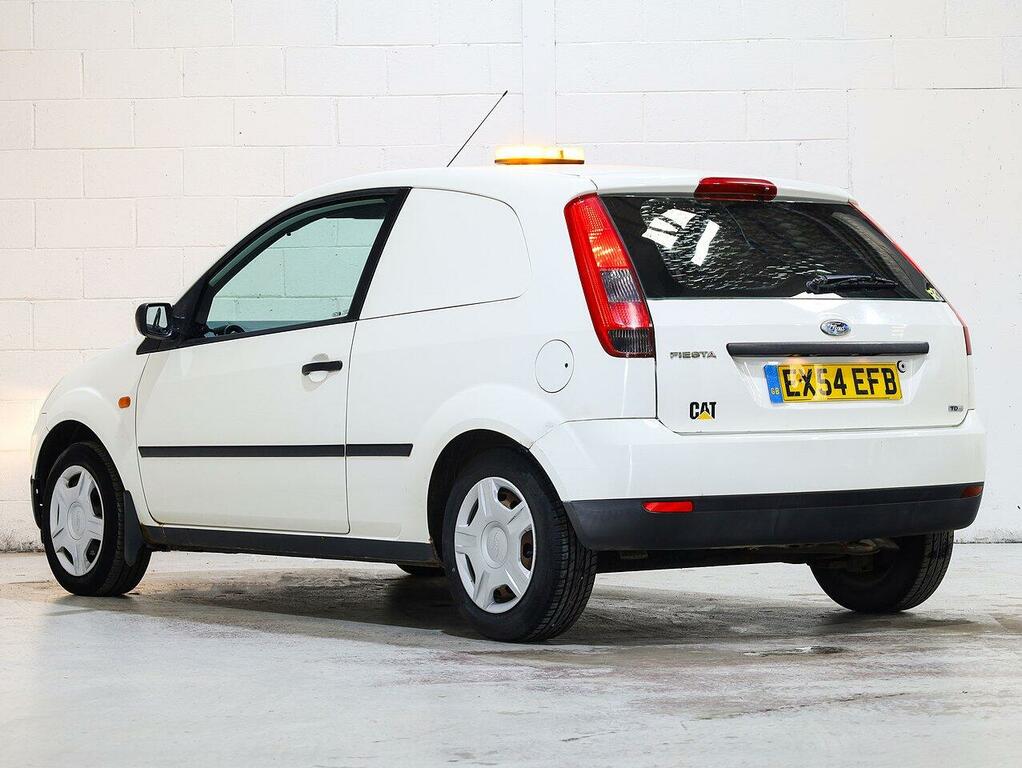 Ford Fiesta Tdci Car Derived Van White #2