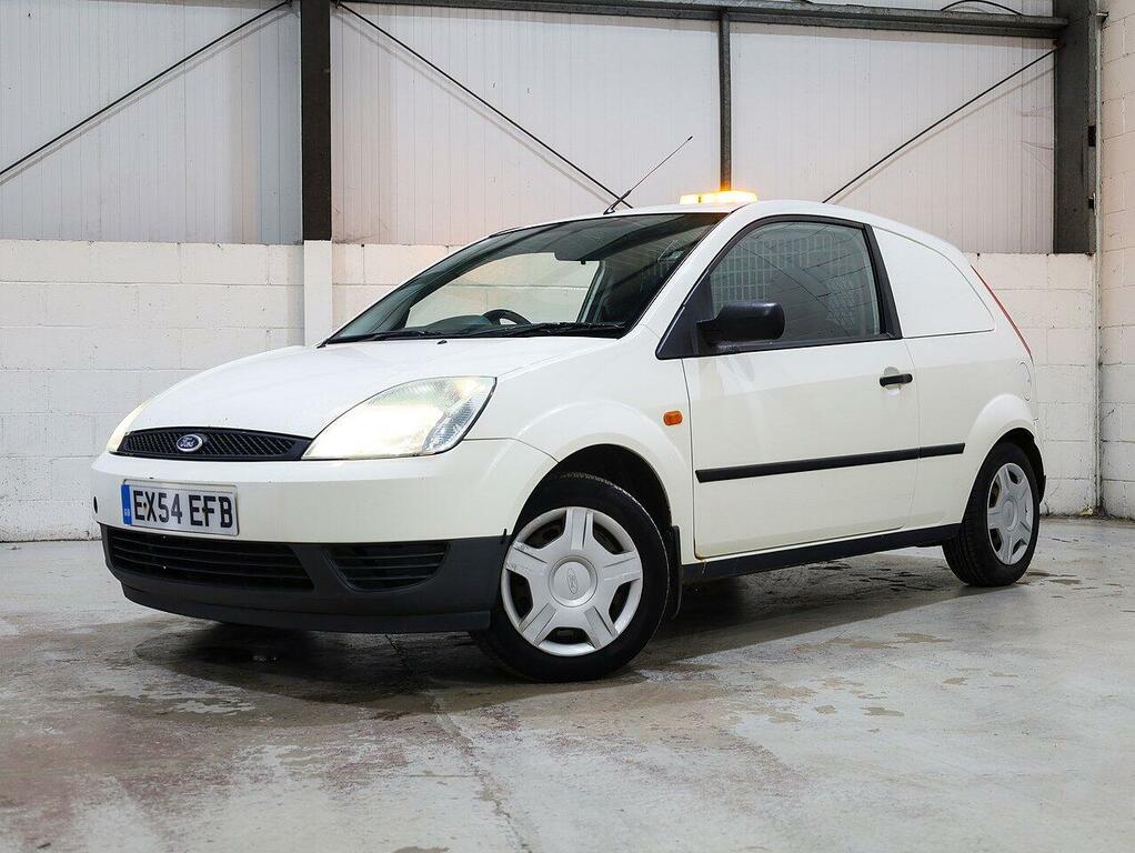 Ford Fiesta Tdci Car Derived Van White #6