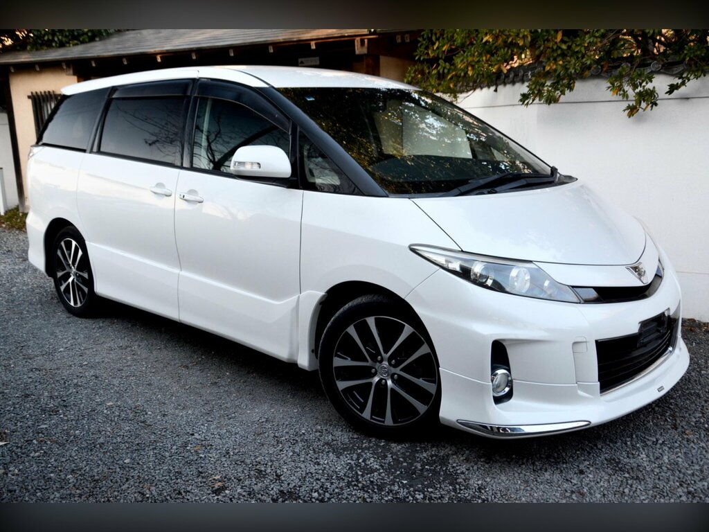 Toyota Estima 2.4 Aeras - Face Lift-modellista Styling White #4
