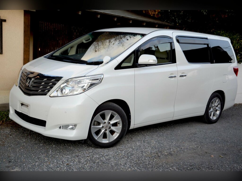 Toyota Alphard Hatchback V-spec 200808 White #9