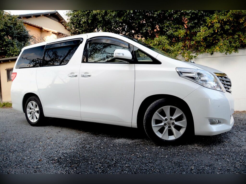 Toyota Alphard Hatchback V-spec 200808 White #5