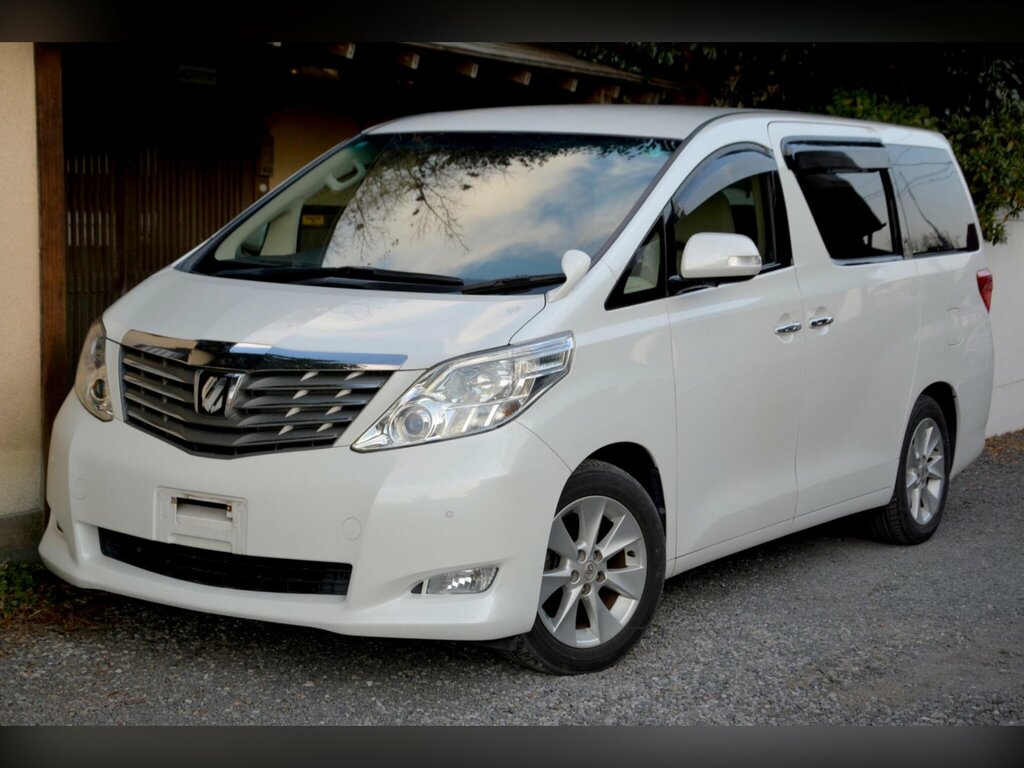 Toyota Alphard Hatchback V-spec 200808 White #8