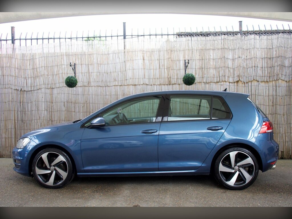 Volkswagen Golf 1.4 Tsi Se - Leather - Sunroof KH15EBD Blue #4